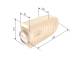 Luftfilter - F026400432 BOSCH - A6510940104, A651094010464, 6510940104