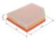 Luftfilter - F026400567 BOSCH - 31370089, 30C0100, A1813