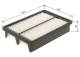 Luftfilter - F026400587 BOSCH - 2813059000, ADG022164, C26039