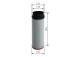 Sekundært luftfilter - F026400643 BOSCH - 211000002, 59004050, 81084050026