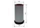 Sekundært luftfilter - F026400684 BOSCH - 41297101, CF18101, E681LS