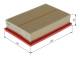 Luftfilter - F026400720 BOSCH - 178010P090, 1780145030, 1780145031