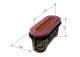 Luftfilter - F026400725 BOSCH - A0040947204, A0040949004, 0040947204