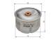 Oljefilter - F026407099 BOSCH - 1372808, 7424992238, ERR6299