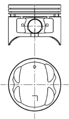 Stempel - 40062610 KOLBENSCHMIDT