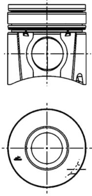 40316600, Stempel, Píst komp.F2BE 0681/kom.60,00mm, KOLBENSCHMIDT, 2996835, 500348342, 500361225, 0099600, A354069, 115L108