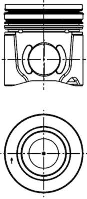 Stempel - 40352620 KOLBENSCHMIDT - 0099302, 87-145007-00