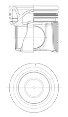 40644600, Stempel, Píst komp.DI 13/kom.81,92mm, KOLBENSCHMIDT, Scania Industry & Marine DI13.70* DI13.71* DI13.72* DI13.73* DI13.74* DI13.75* DI13.77* DI13.78* DI13.80* DI13.81* DI13.82* , 130139, 1918484, 2601417, 2779656