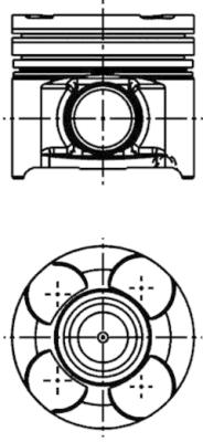Stempel - 40660610 KOLBENSCHMIDT - 623555, 93178525, 0101601