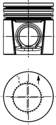 Stempel - 40678600 KOLBENSCHMIDT - 4115P025
