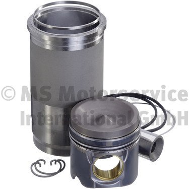 40726960, Reparasjonssett, stempler/ sylinderløpbøssing, Assembly, KOLBENSCHMIDT, Mercedes-Benz OM458.960/970/980/990→992 OM460.900→923/925→927/929/931→951/953/960/961/970→972/974→983/989 Euro3, 4600302137, 4600302837, A4600302137, A4600302837, 0053500