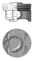 Stempel - 41001600 KOLBENSCHMIDT - 55251832