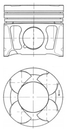 41070600, Stempel, Píst komp.2,0CDTI/kom.43,50/čep 30,00mm, KOLBENSCHMIDT, Alfa Romeo 159 Brera Giuiletta Spider Fiat Bravo Doblo Freemont Lancia Delta Opel Astra Insignia Zafira 2,0D/2,0CDTi 198A5.000* 263A1.000* 844A2.000* 939B5.000* A20DT* Y20DT* Z20DT* 2008+, 0055257415, 55565855, 55220723, 55572626, 55240477, 55572627, 55240478, 55574797, 55257415, 55574798, 55257416, 623450, 55257417, 623690, 55257419, 623722, 55275637, 625000, 55275638, 55275639, 011PI00108000, 87-436500-00