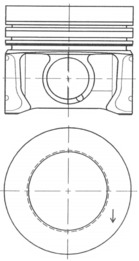 Stempel - 41095610 KOLBENSCHMIDT - 028PI00121001