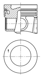 Stempel - 41271620 KOLBENSCHMIDT - 028PI00138002, 87-444107-00