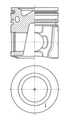 Stempel - 41728610 KOLBENSCHMIDT - 1715729