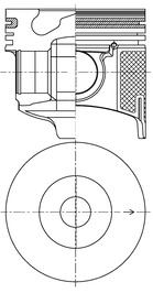 Stempel - 42081620 KOLBENSCHMIDT - 1J700-21110.50