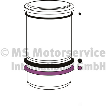 50007892, Tetningsringsett, sylinderhylse, O-kroužek sada pr.120mm, KOLBENSCHMIDT, 7485103699, 85103699