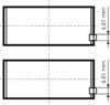 Rådelagersett - 77844620 KOLBENSCHMIDT - 6-4370CP0.50, AEB11760.50MM