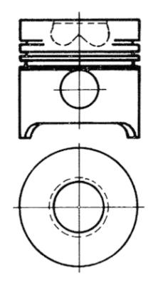 Stempel - 90654600 KOLBENSCHMIDT - 1901395, 0079400