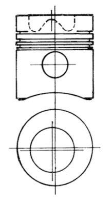 Stempel - 90747700 KOLBENSCHMIDT