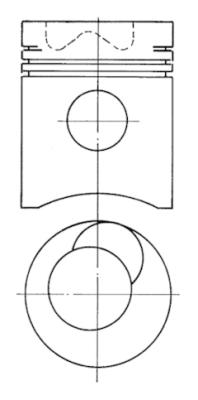 90947700, Stempel, Píst komp.MIDR 06.35.40 G/H, KOLBENSCHMIDT, 5000666861, 20912263503, 2094100