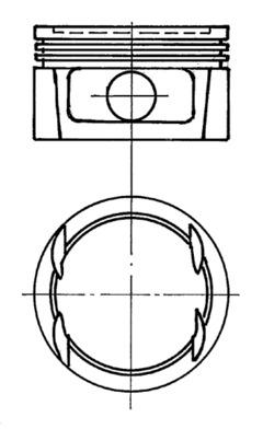 Stempel - 91023710 KOLBENSCHMIDT - 0115701, 0117701