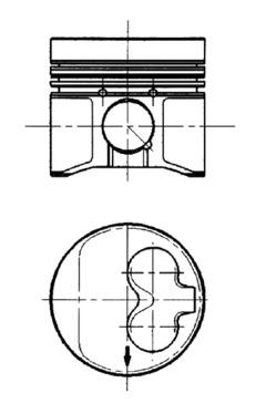 Stempel - 91429620 KOLBENSCHMIDT - 028107081H, 028107107K, 0299602