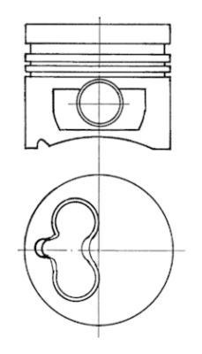 Stempel - 40070620 KOLBENSCHMIDT