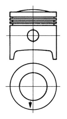Stempel - 92412601 KOLBENSCHMIDT - 113107111, 0295100