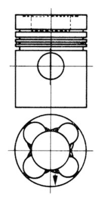 92582600, Stempel, Píst komp., KOLBENSCHMIDT, 3450300017, 3450300237, 3450300517, 3450301517, 3450371601, 3550301517, A3450300017, A3450300517, A3450301517, A3550301517, 0036500, 175-9976, 80-1049-00, PA1060, S48700