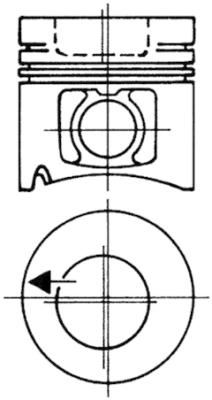 Stempel - 93484602 KOLBENSCHMIDT - 4220300017, 4220301117, 4220301517