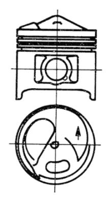 Stempel - 93582610 KOLBENSCHMIDT - 1100301417, 1100303817, 1100304117