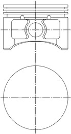 Stempel - 94294606 KOLBENSCHMIDT - 001PI00103001, 87-741205-10