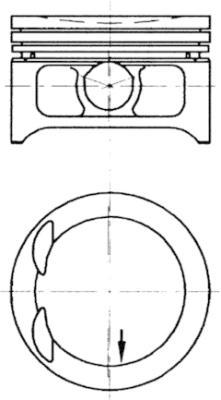 Stempel - 97363610 KOLBENSCHMIDT - 624035, 90501072, 624106