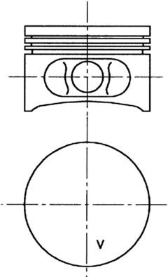 Stempel - 99646610 KOLBENSCHMIDT