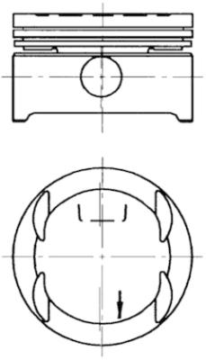 Stempel - 94637600 KOLBENSCHMIDT - 0116900