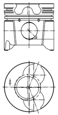 Stempel - 99879601 KOLBENSCHMIDT - 0628N3, 0399900, A350566STD