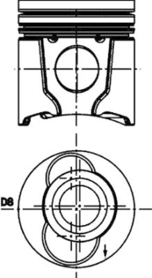 Stempel - 99483600 KOLBENSCHMIDT - 836866181, V836866181