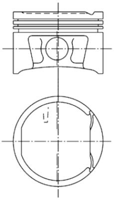 Stempel - 99746610 KOLBENSCHMIDT