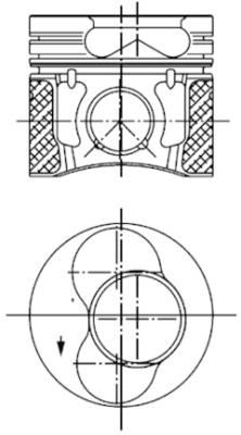 Stempel - 99850620 KOLBENSCHMIDT - 0306512