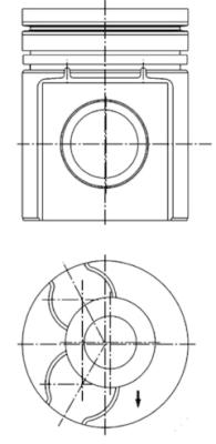 Stempel - 99991700 KOLBENSCHMIDT - 3828238, 87-142500-00