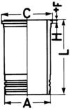 Sylinderforing - 89903110 KOLBENSCHMIDT