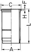 89427110, Sylinderforing, Vlož.válec TD/THD, KOLBENSCHMIDT, 479600, 479604, 037WN34, 14-459350-00, 20040410003, OP9007, SJ351303, 15-459350-00