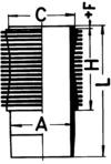 Sylinderforing - 88839110 KOLBENSCHMIDT - 12167014, 6.327.0.133.001.4, 6.327.0.133.001.8
