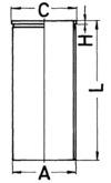 Sylinderforing - 88750190 KOLBENSCHMIDT - C9224