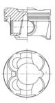 Stempel - 41267620 KOLBENSCHMIDT - 87-444807-00, 87-444807-50