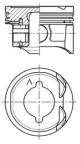 Stempel - 41284610 KOLBENSCHMIDT