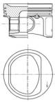 Stempel - 41754610 KOLBENSCHMIDT - 55197263, 55197267, 55197271