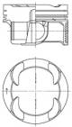 Stempel - 42099600 KOLBENSCHMIDT - 11258618502, 11258623260, 11258638448